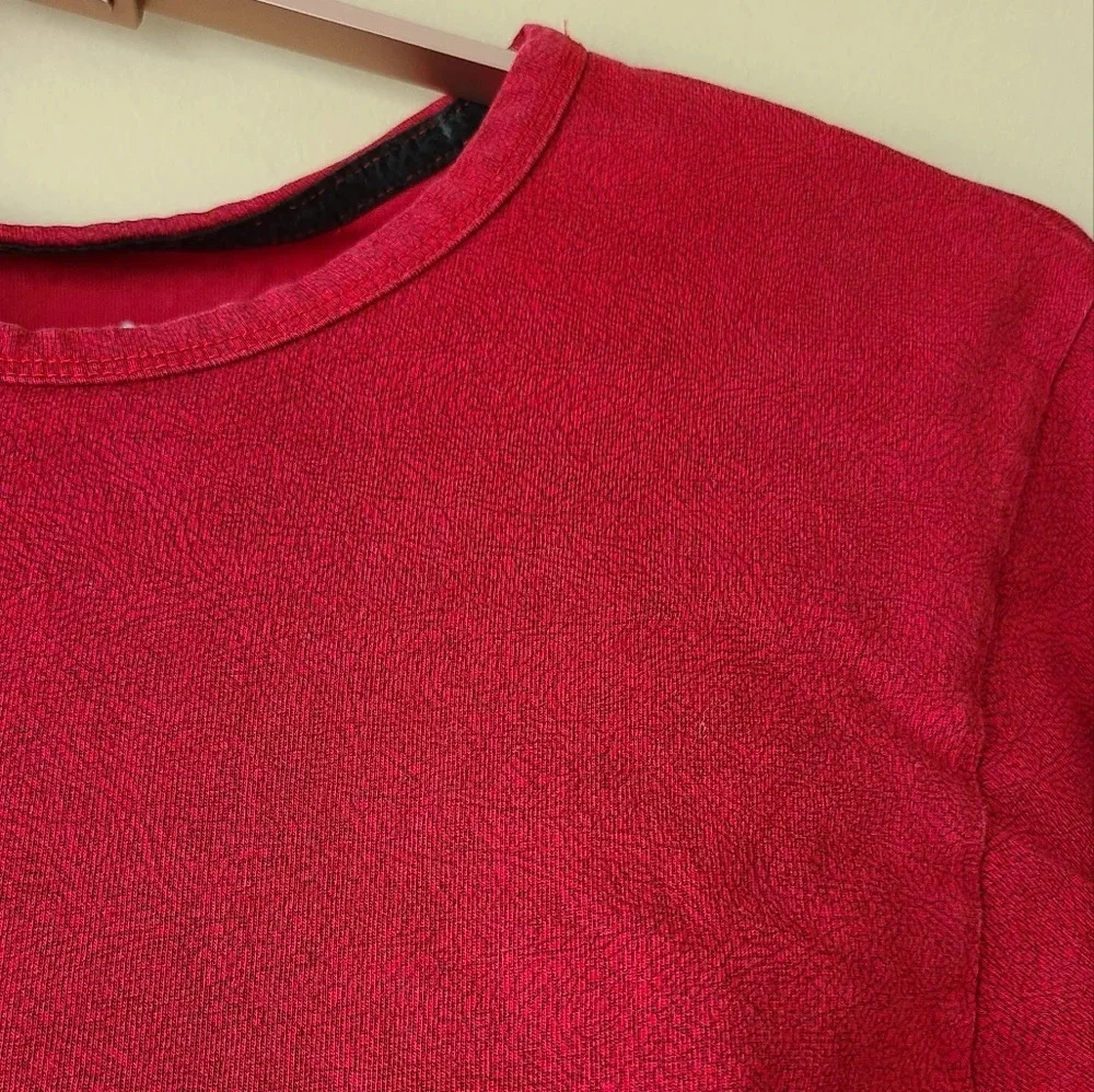 Jordan mens tshirts long sleeve sz.S red